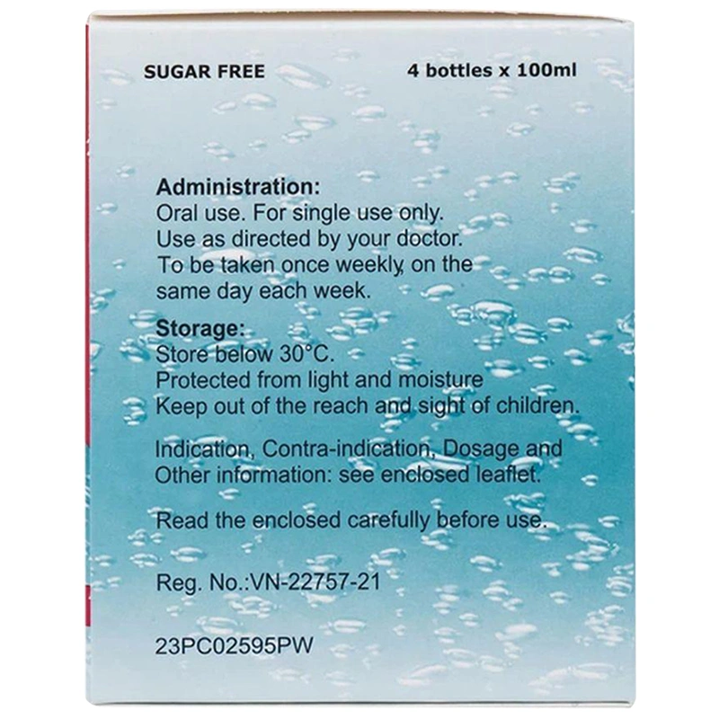 Dung dịch uống Bonasol Once Weekly 70mg Oral Solution điều trị loãng xương (4 chai x 100ml) - 5
